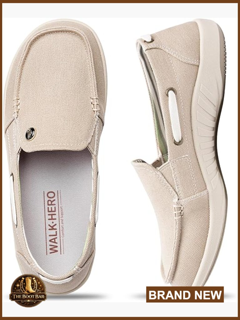 Women's Slip-On Loafers With Arch Support, Memory Foam, Casual Walking Shoes